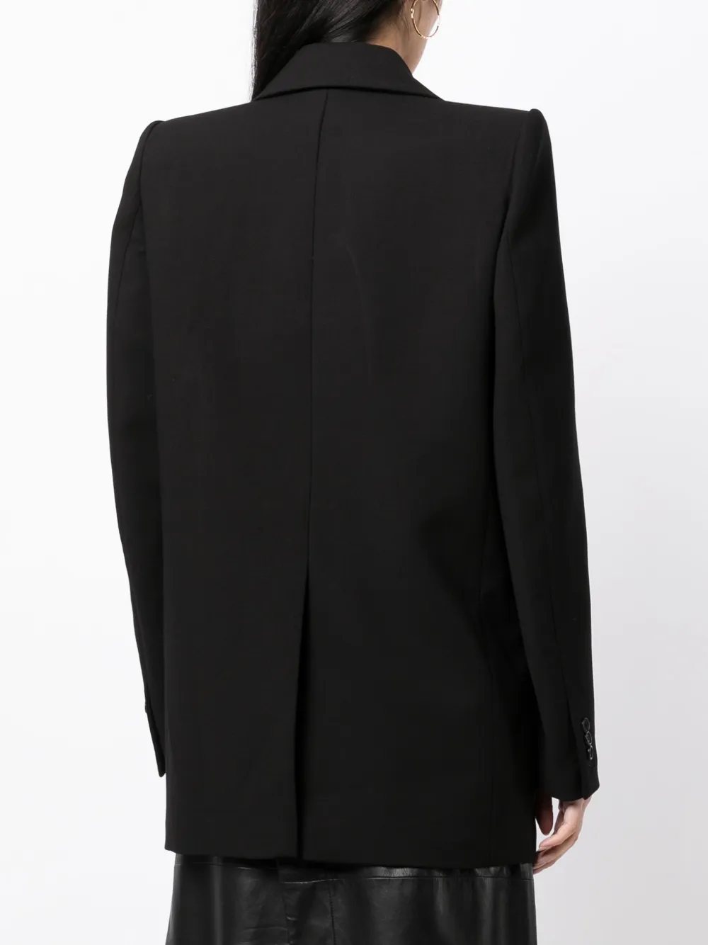 KHAITE SINGLE-BREASTED COTTON-BLEND BLAZER