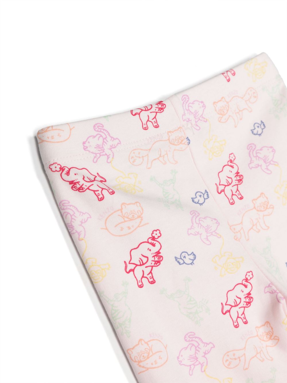 Kenzo Kids graphic-print trouser set - Roze