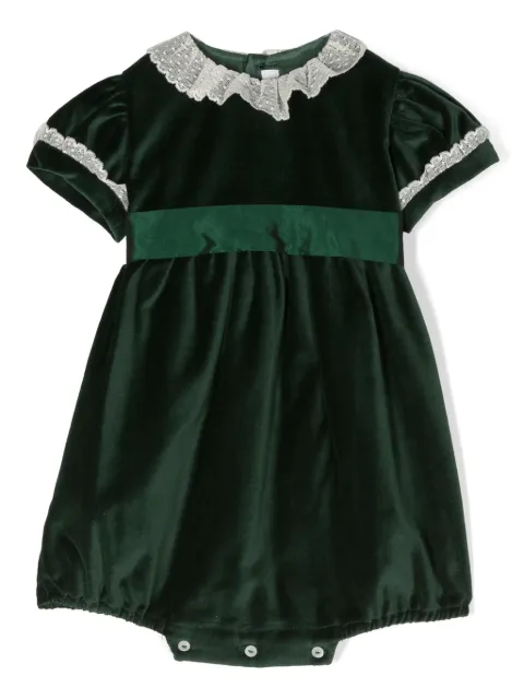 Mariella Ferrari lace-trim velvet shorties