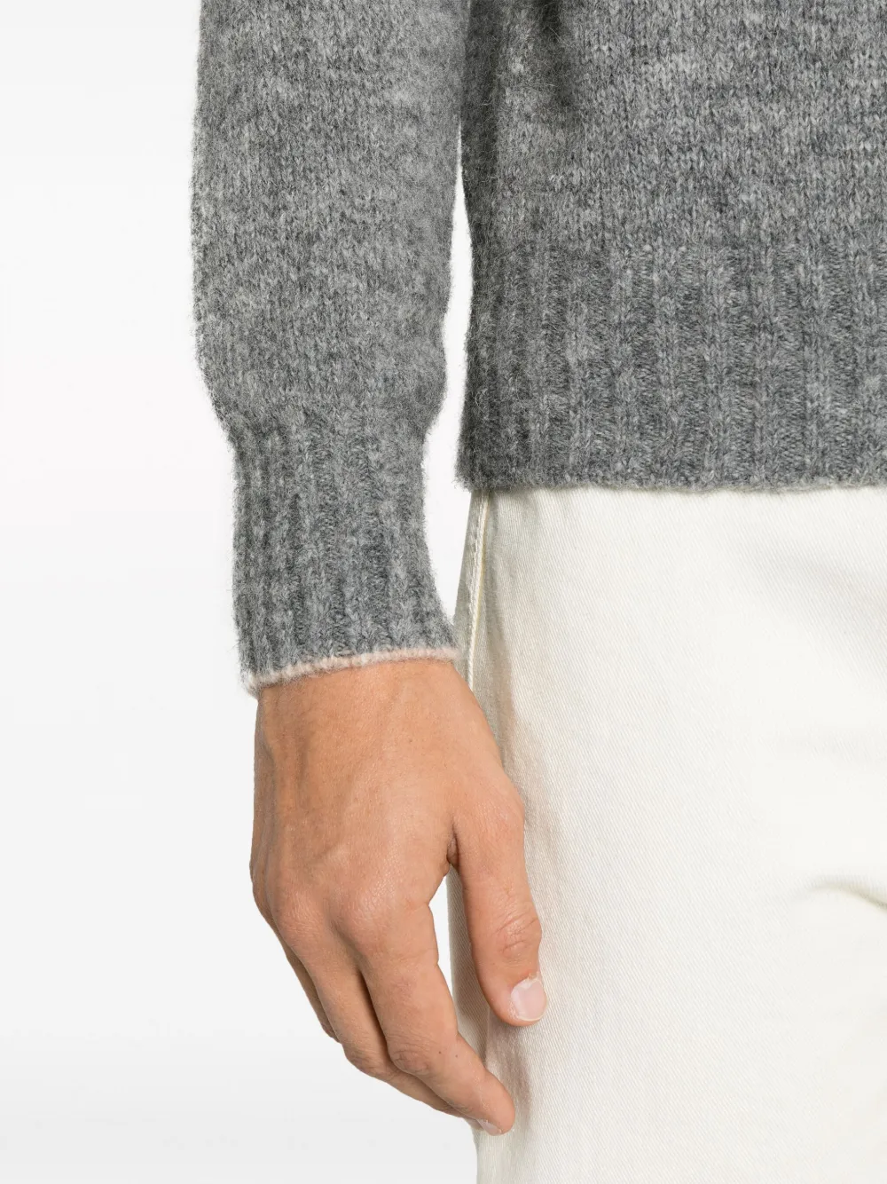 Brunello Cucinelli Wollen trui Grijs