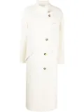 MARANT ÉTOILE Sabine single-breasted coat - White