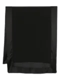 Saint Laurent semi-sheer silk scarf - Black