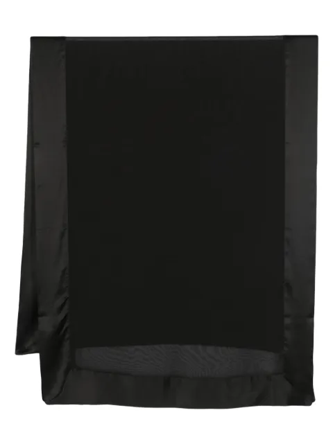 Saint Laurent mascada de seda semitransparente