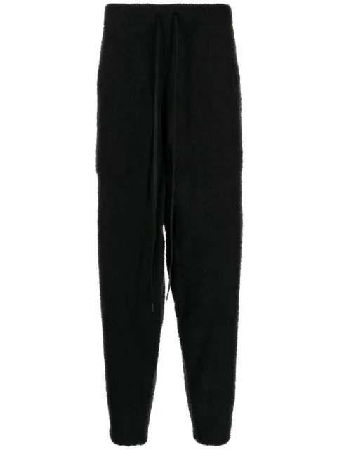 Mastermind World logo-print fleece-texture track pants 