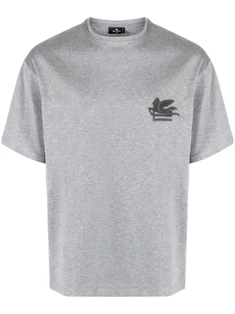 ETRO Pegaso-embroidered cotton T-shirt