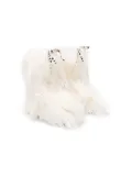 Marni Kids faux-fur knee-length boots - White