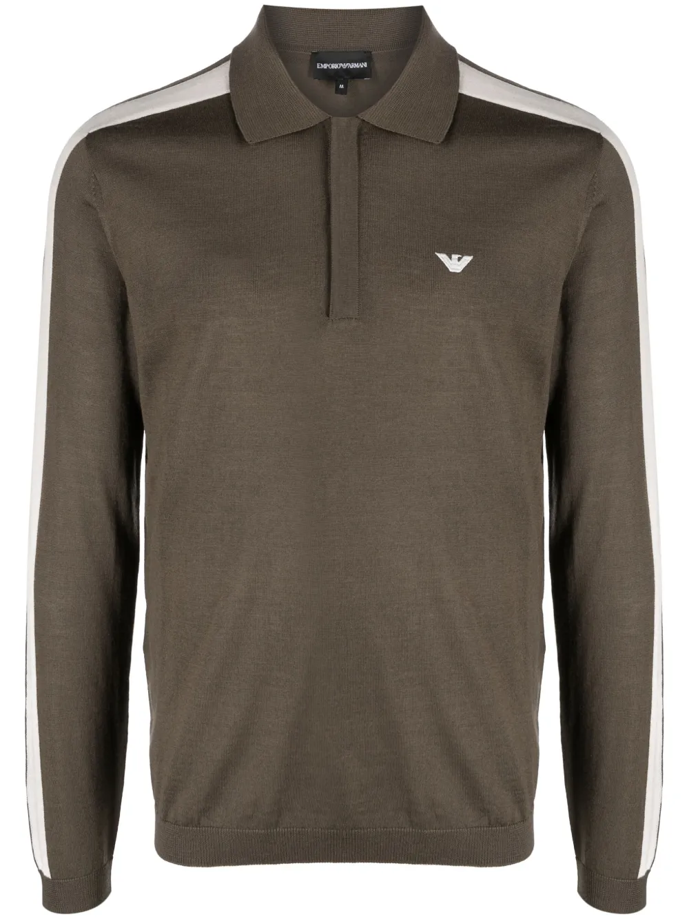 Emporio Armani Trui met geborduurd logo Bruin