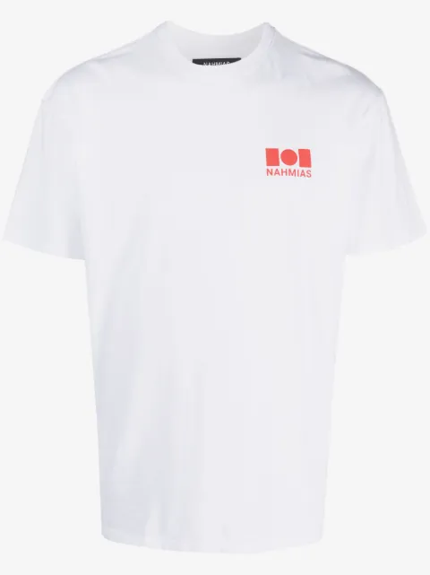 Nahmias logo-print cotton T-shirt