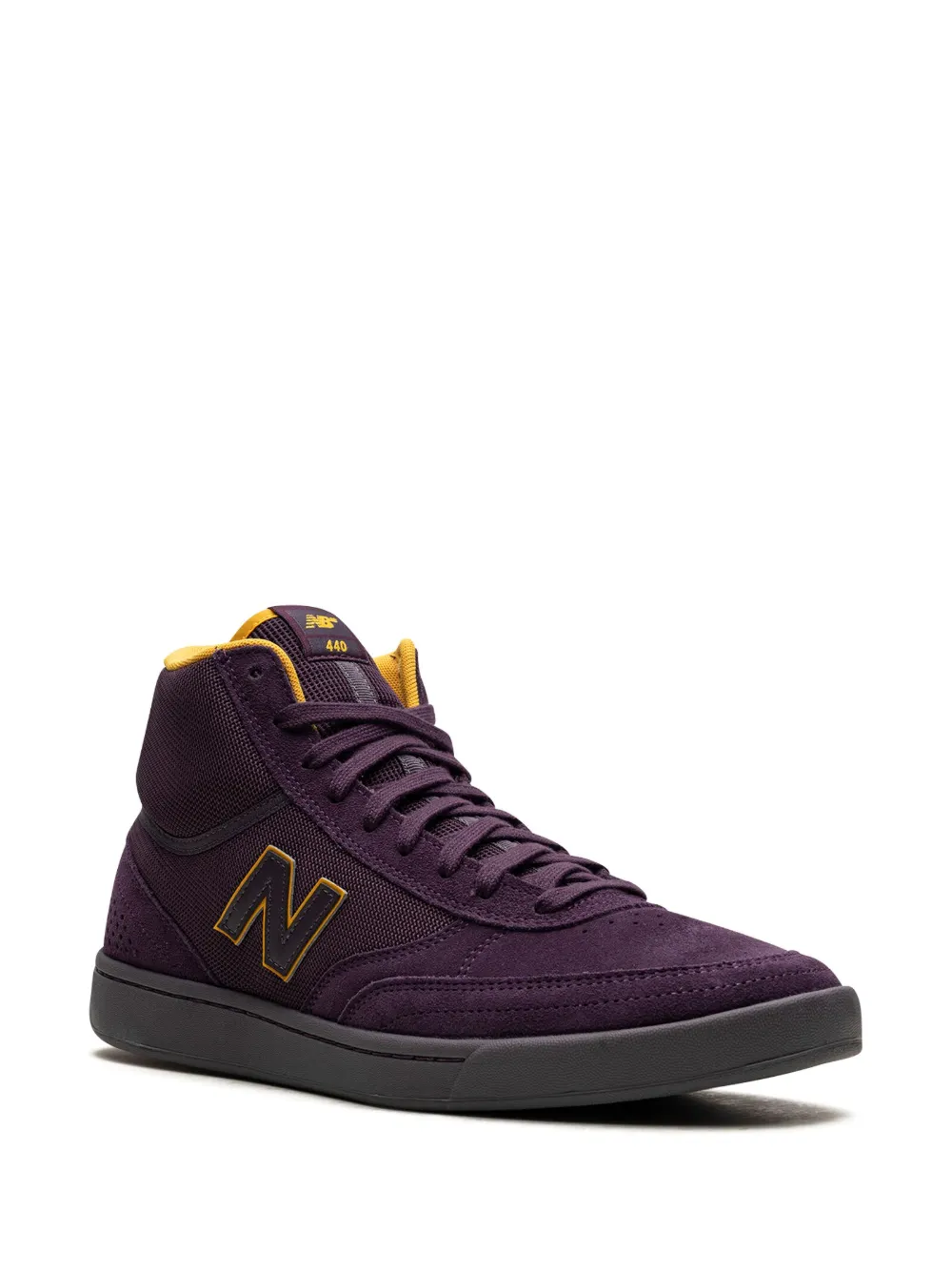 New Balance Numeric 440 High "Purple/Yellow" sneakers | Hi-Tops | Image 2