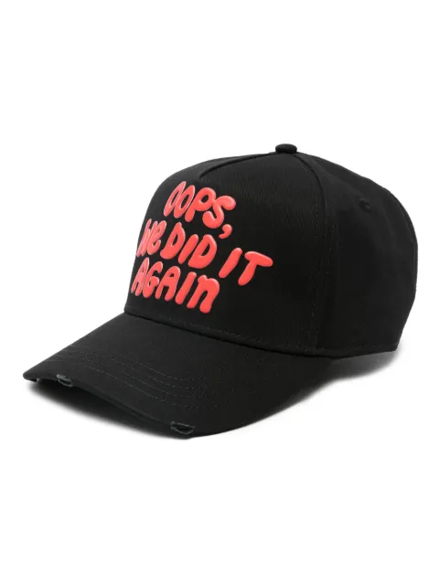 DSQUARED2 gorra con detalle de aplique