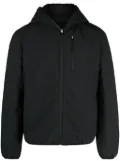 Save The Duck logo-patch quilted jacket - Black