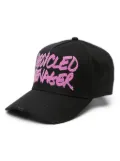 DSQUARED2 logo-appliqué cotton baseball cap - Black