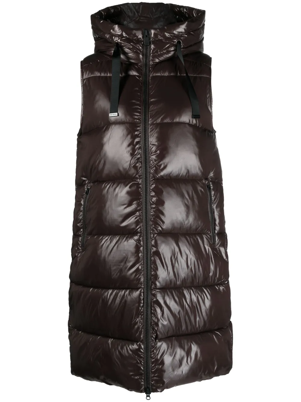 Save The Duck Bodywarmer met capuchon Bruin