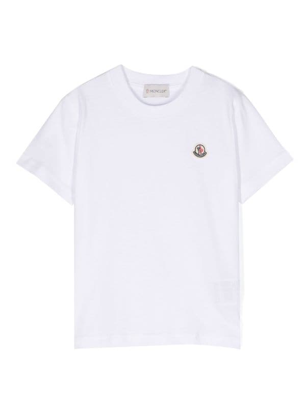 Moncler logo-patch Cotton T-shirt - Farfetch