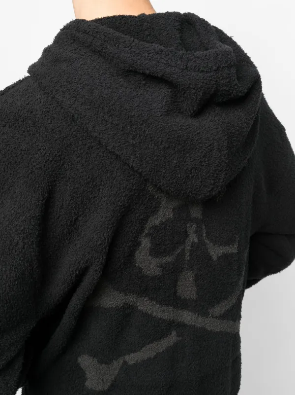 Mastermind World logo print zip up Hoodie Farfetch