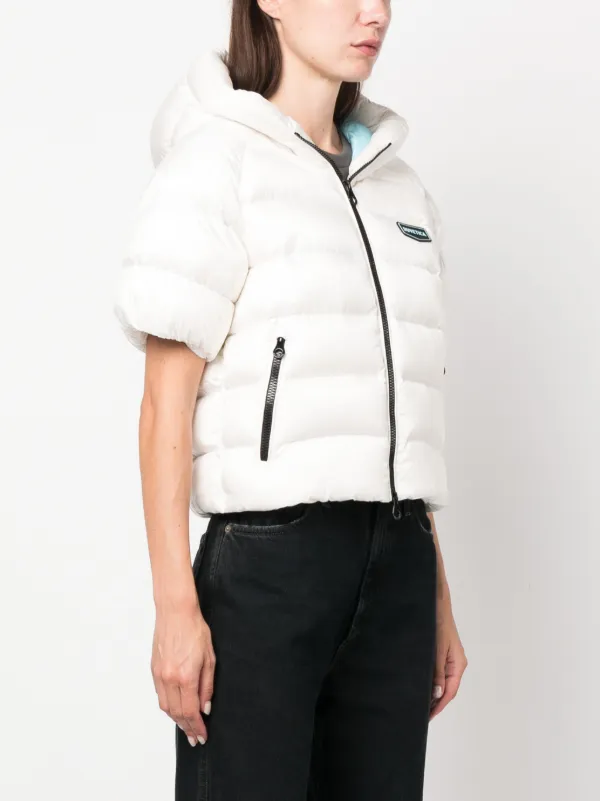 Duvetica down jacket with fur outlet hood