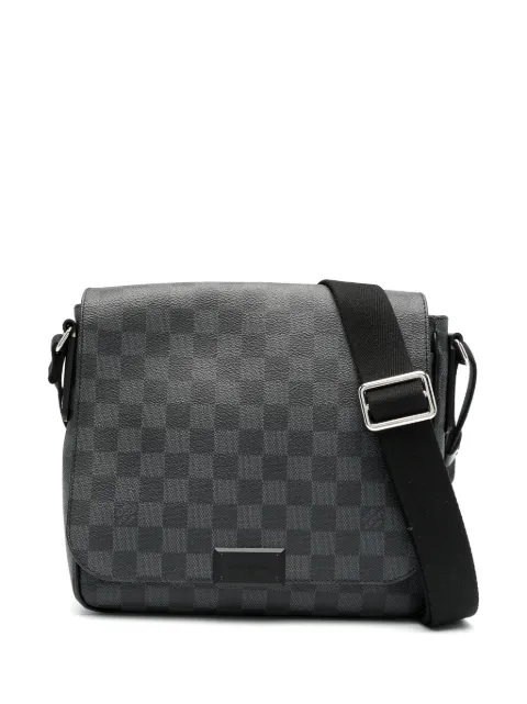 Louis Vuitton 2016 pre-owned Damier Graphite District PM shoulder bag