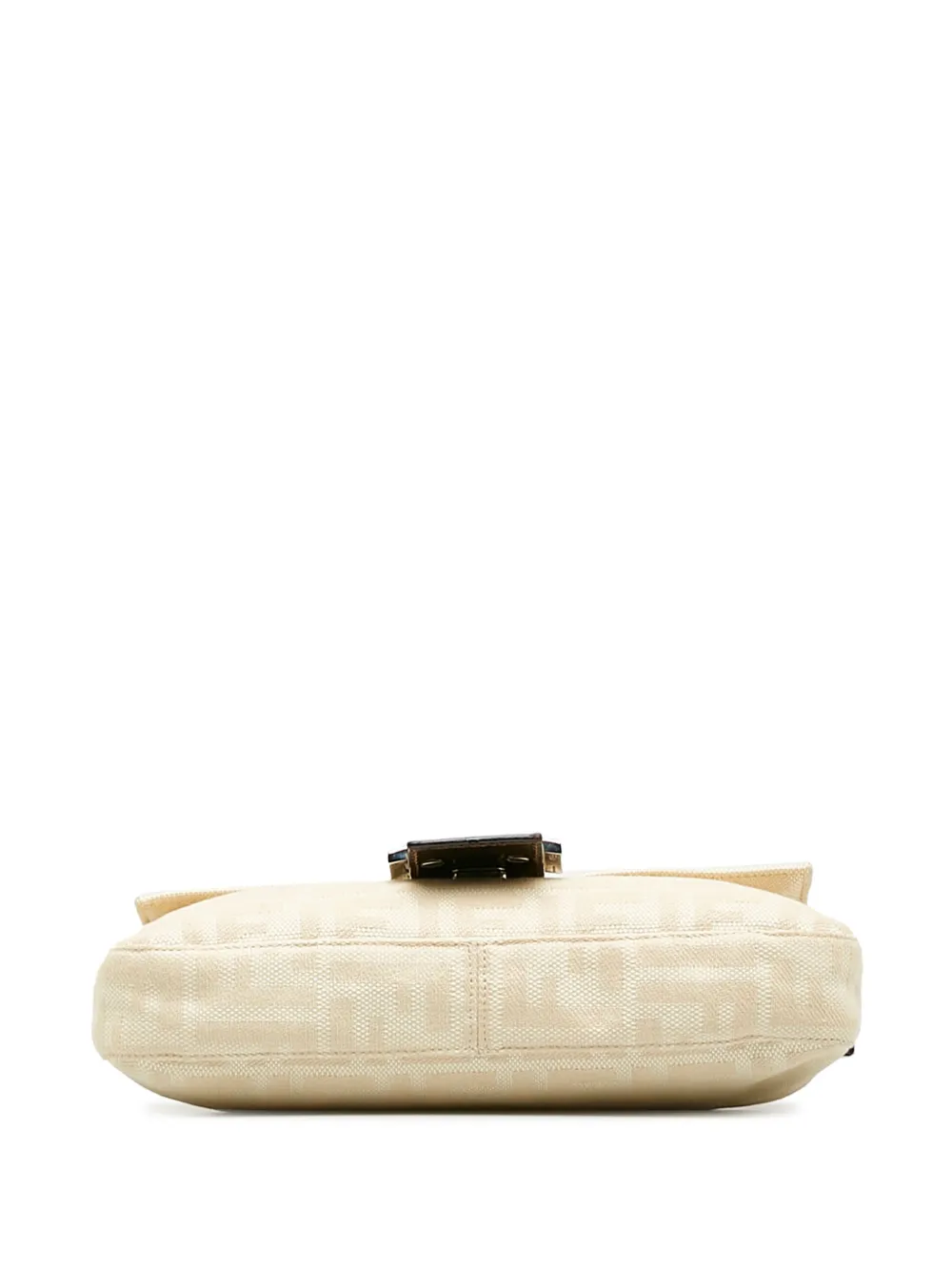 Fendi Pre-Owned - Zucca Mamma Baguette shoulder bag - women - Canvas/Calf Leather - One Size - Neutrals 3