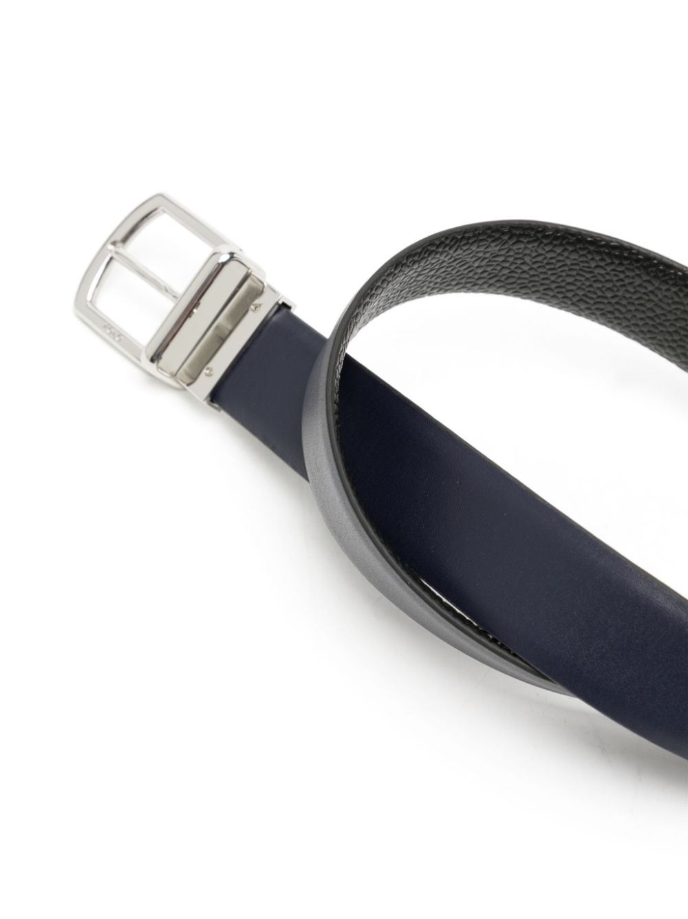 Polo Ralph Lauren logo-engraved buckle reversible belt - Blue