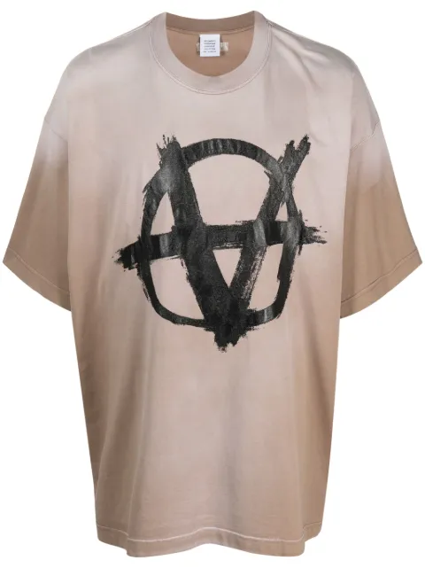 VETEMENTS Reverse Anarchy cotton T-shirt