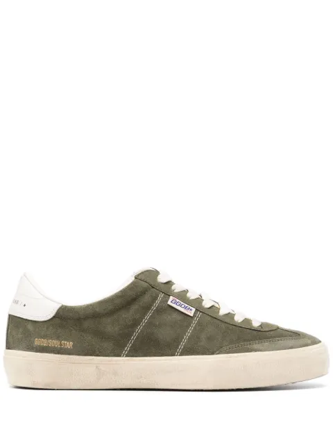 Golden Goose Tênis cano baixo de camurça