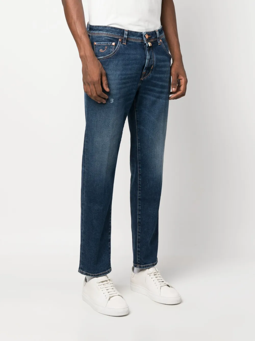 Jacob Cohën Scott low-rise Tapered Jeans - Farfetch 