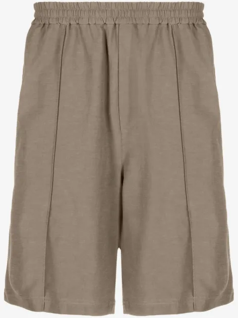 Helmut Lang bermuda à taille élastiquée