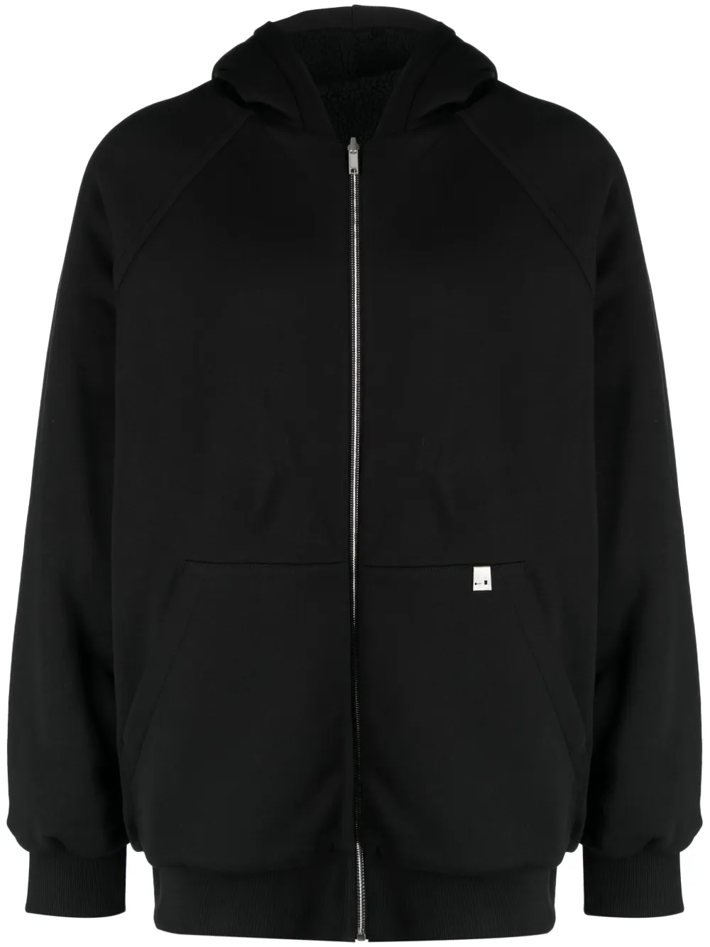Alyx Graphic-print Cotton Hoodie In Schwarz
