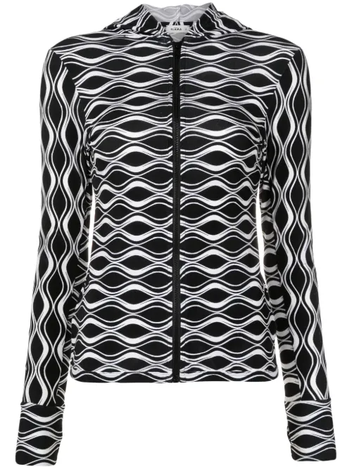 Veste à imprimé abstrait - AMIR SLAMA GYM - Modalova