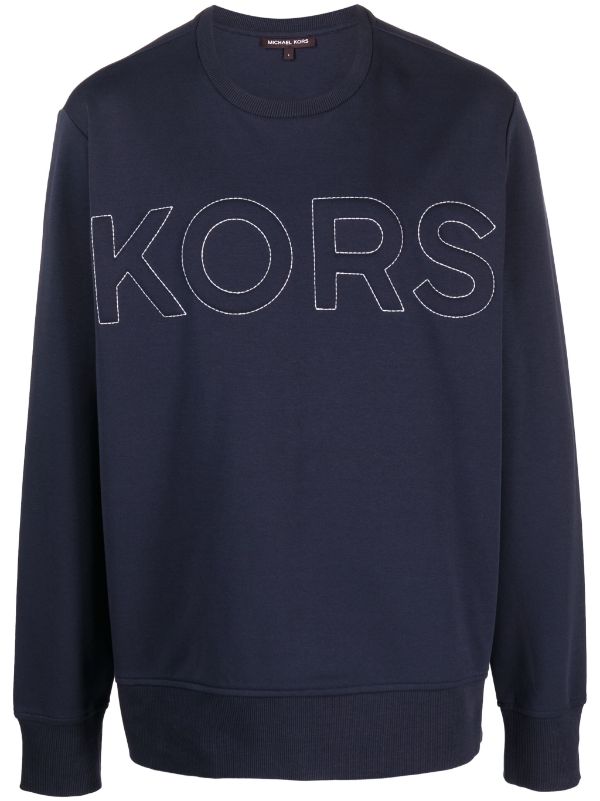 Michael Kors logo embossed crew neck Sweatshirt Farfetch