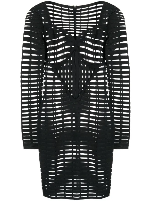 knit bustier dress Genny open-knit minidress No-Returns:2026-04-27_2026-06-30