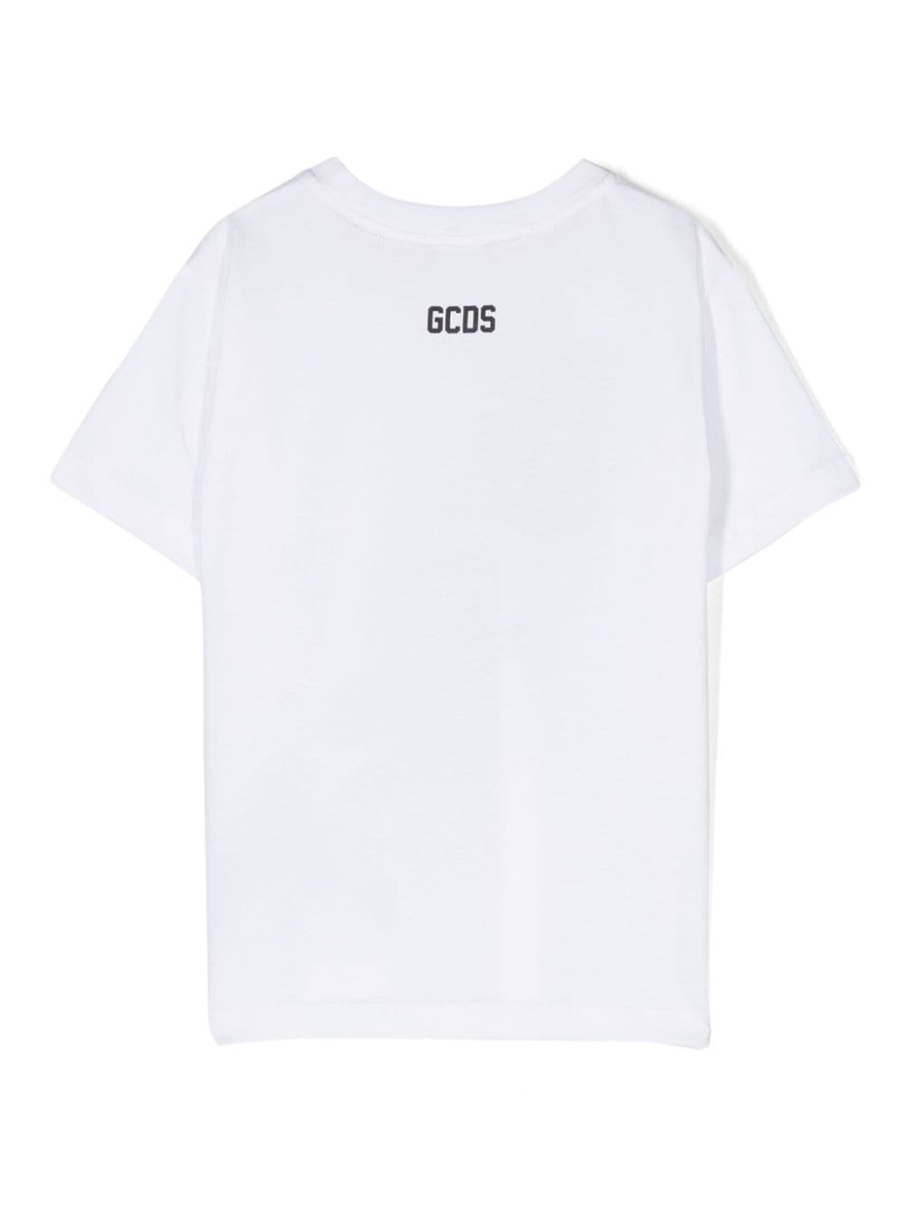 Gcds Kids logo-print cotton T-shirt - Wit