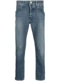 Jacob Cohën Scott low-rise tapered jeans - Blue