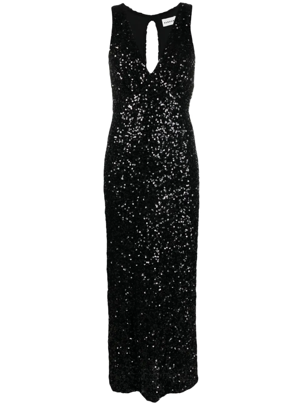 P.A.R.O.S.H. Paris sequin-embellished dress - Nero