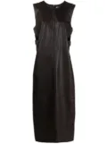 REMAIN adjustable-strap leather maxi vest - Brown