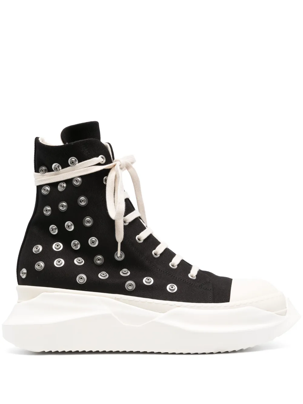 Shop Rick Owens Drkshdw Luxor Abstract High-top Sneakers In Black