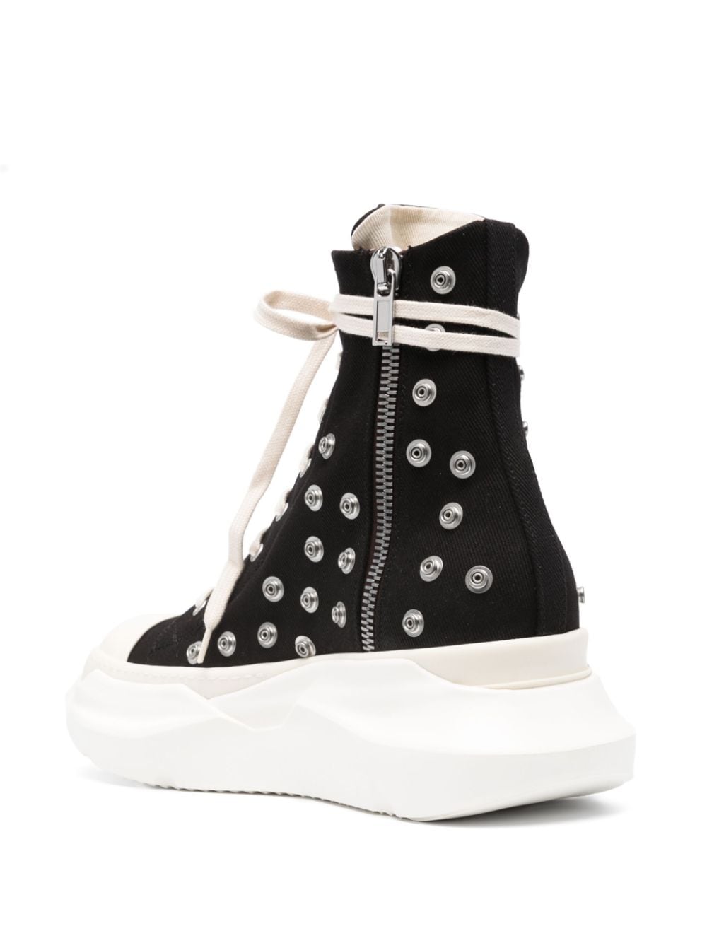 Shop Rick Owens Drkshdw Luxor Abstract High-top Sneakers In Black