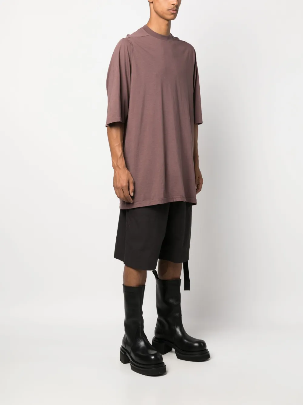 Rick Owens DRKSHDW パッチ付きオーバーサイズTシャツ