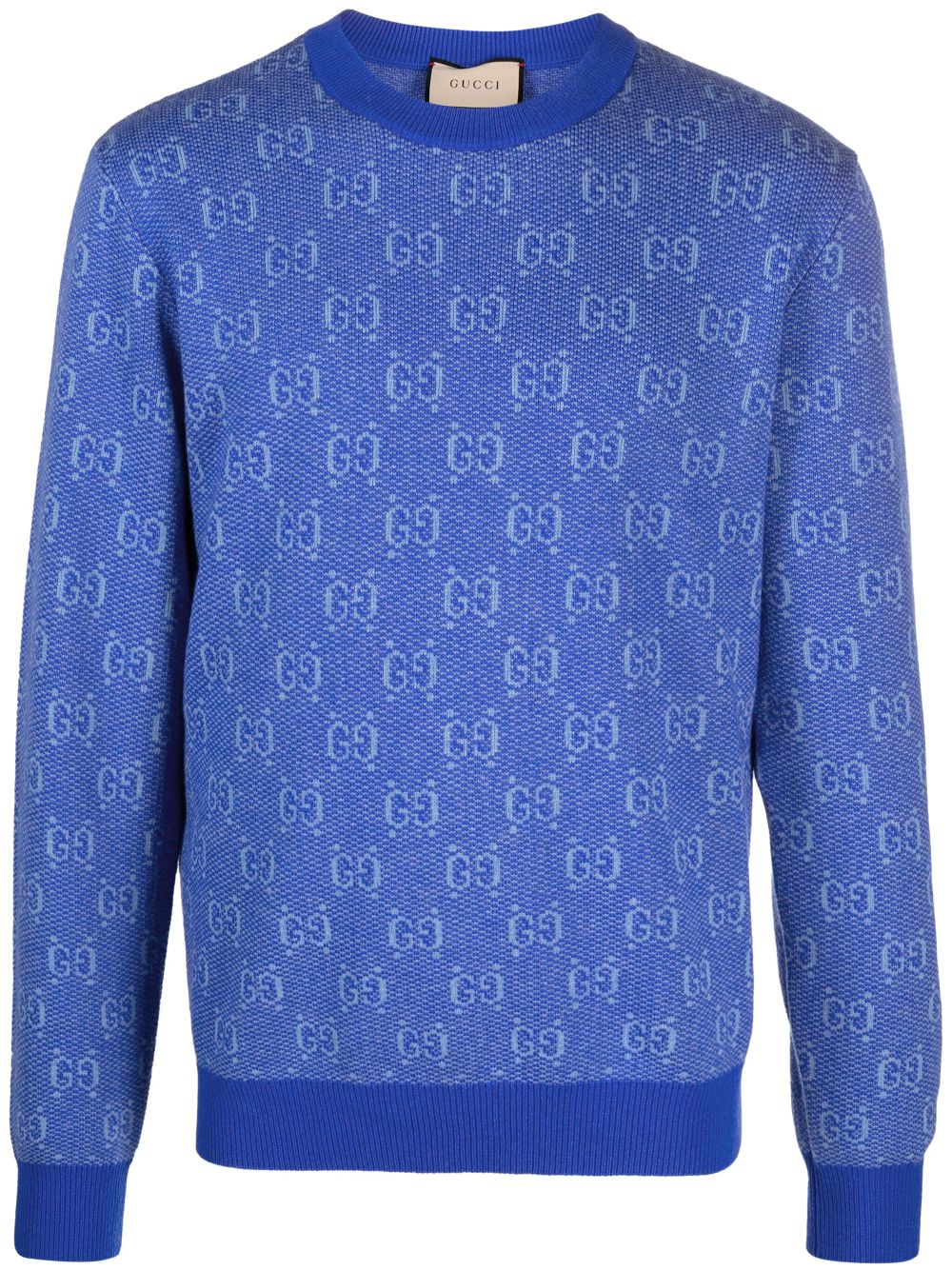 Gucci jacquard-logo Wool Jumper - Farfetch