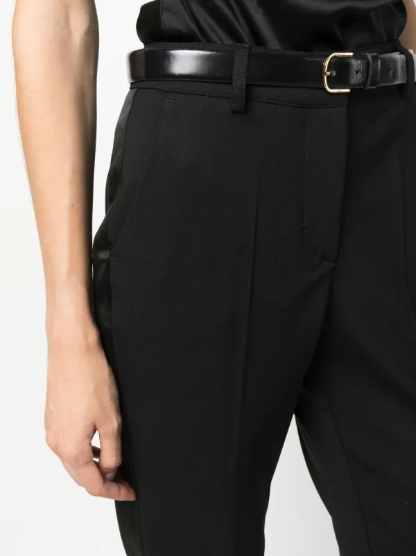 パンツ PAROSH Women Straight Pants D230730 013 Black P.A.R.O.S.H. straight-leg Tailored Trousers | Black | FARFETCH