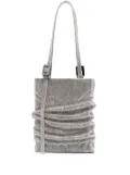 Benedetta Bruzziches large Lollo crystal-embellished tote bag - Silver