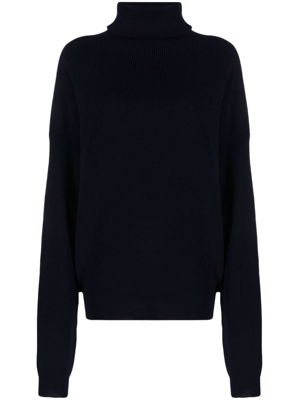 Société Anonyme Cabin Roll-neck Ribbed-knit Jumper In Blue