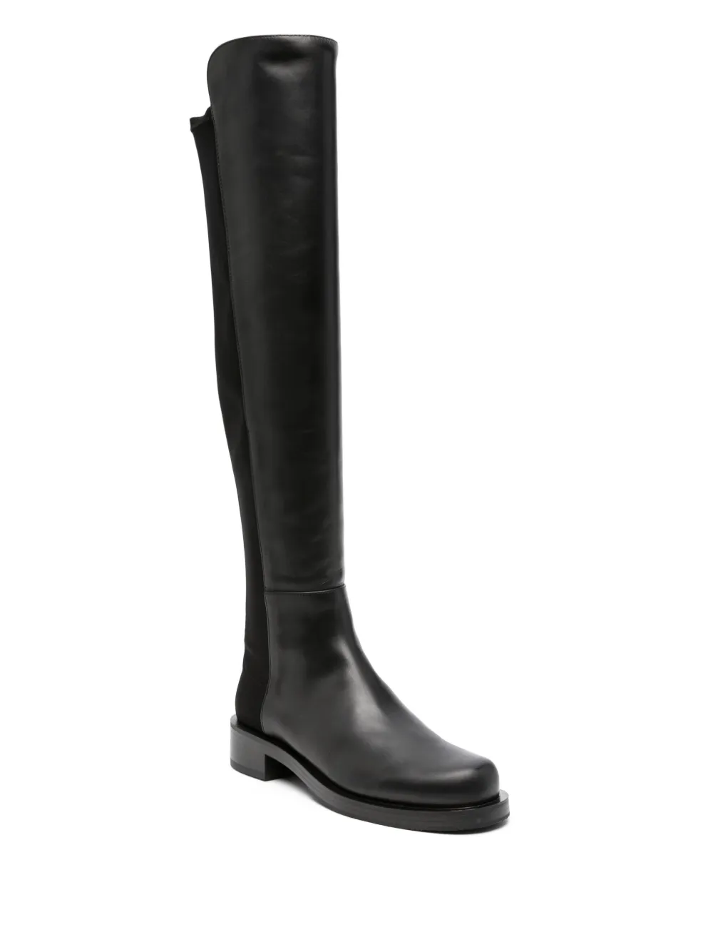 Stuart Weitzman 5050 knee-high leather boots - Zwart