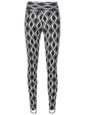 AMIR SLAMA GYM wave-print high-waisted leggings - Black
