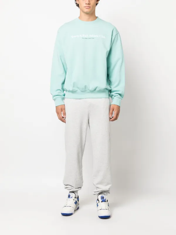 Sporty & Rich ロゴ スウェットシャツ | ブルー | FARFETCH JP
