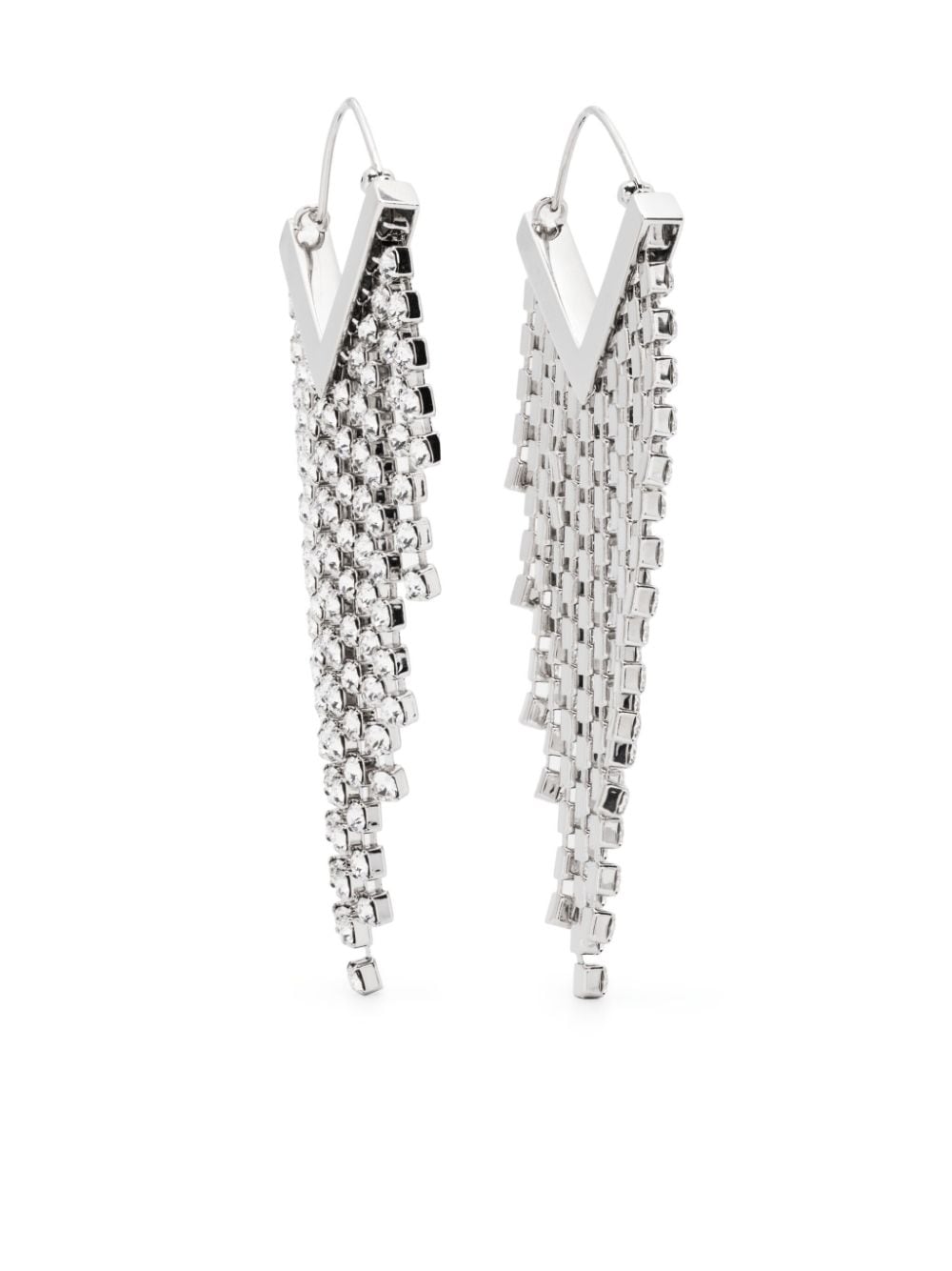 Isabel Marant Melting Drop Earrings In Transparent