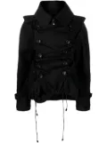 Junya Watanabe ruched padded jacket - Black