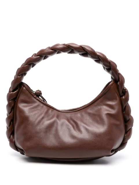 Hereu Espiga Shiny leather shoulder bag