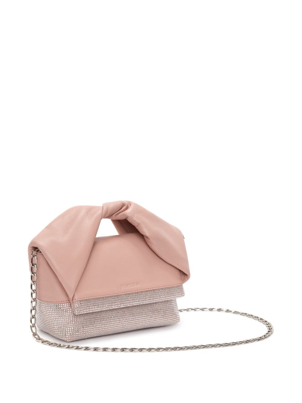 Shop Jw Anderson Medium Twister Leather Tote Bag In Pink