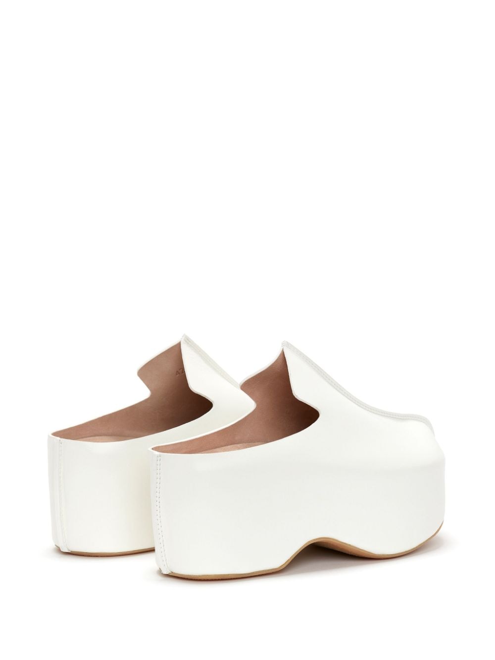 Shop Jw Anderson Platform Leather Loafers In White